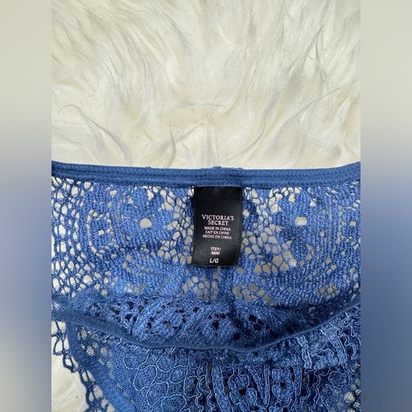 Blue Victorias Secret Itsy Lace Panty - Picture 7 of 8